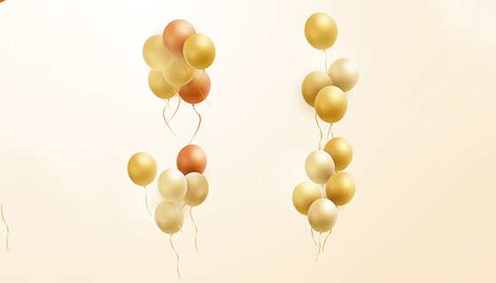 逼真的气球矢量素材(EPS/AI/PNG)