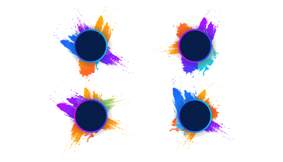 渐变边框矢量素材(EPS/AI/PNG)