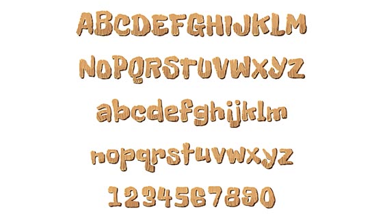 木质字体 Woodblock 免费下载