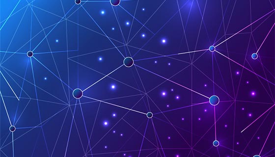 梦幻科技背景矢量素材(EPS)