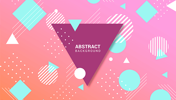 几何风格抽象背景矢量素材(EPS)
