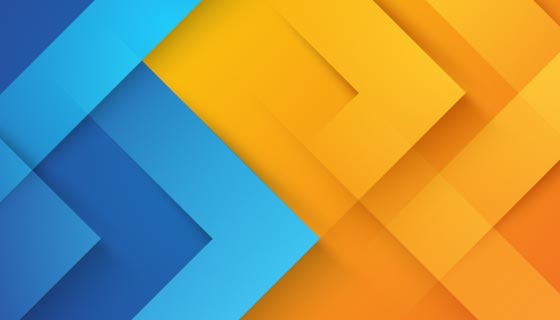 抽象的蓝黄背景矢量素材(EPS)