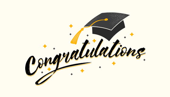 黑色的毕业帽矢量素材(EPS/PNG)