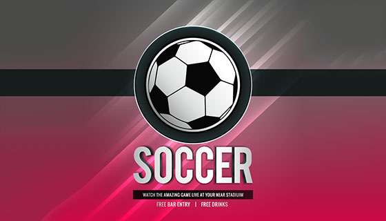 时尚闪亮的足球比赛背景矢量素材(EPS)