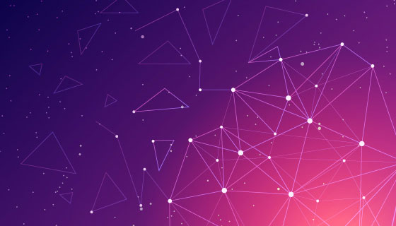 紫色渐变科技背景矢量素材(AI/EPS)
