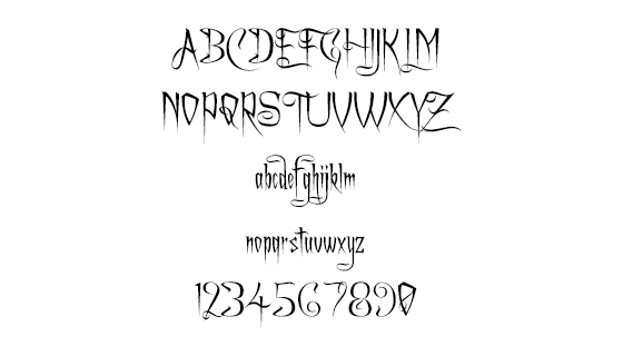 A Charming Font