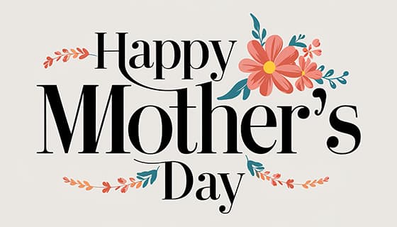 创意 happy mother’s day 字母母亲节背景图片素材(JPG)