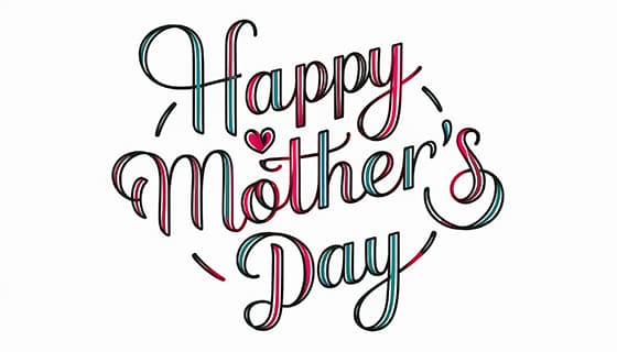 创意 happy mother’s day 字母母亲节背景图片素材(JPG)