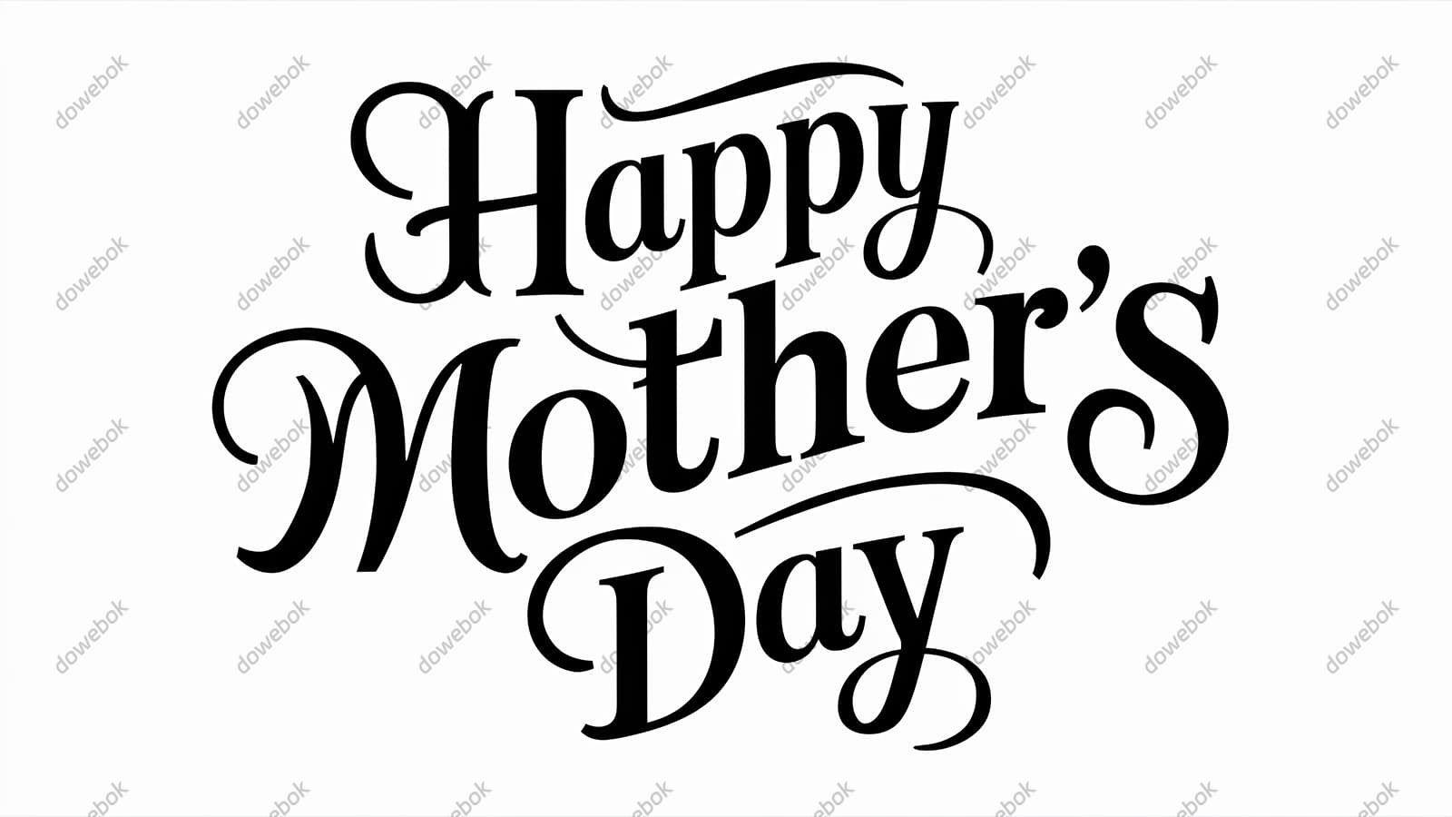 创意 happy mother’s day 字母母亲节背景图片素材(JPG)