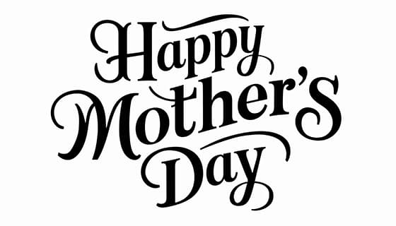 创意 happy mother’s day 字母母亲节背景图片素材(JPG)