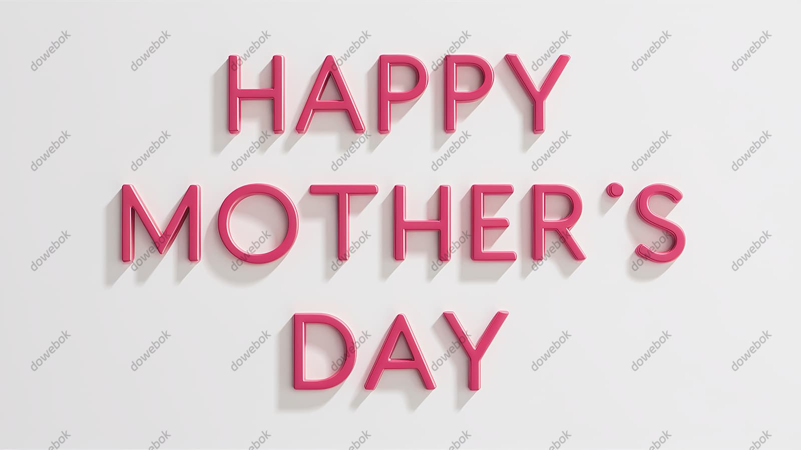 创意 happy mother’s day 字母母亲节背景图片素材(JPG)