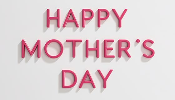 创意 happy mother’s day 字母母亲节背景图片素材(JPG)