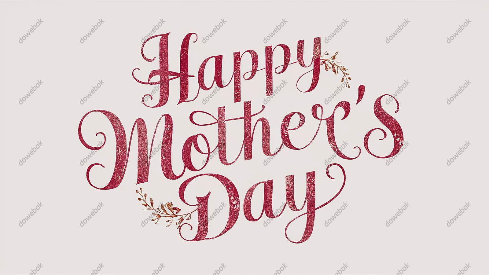 创意 happy mother’s day 字母母亲节背景图片素材(JPG)