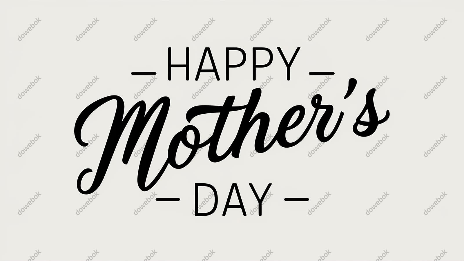 创意 happy mother’s day 字母母亲节背景图片素材(JPG)