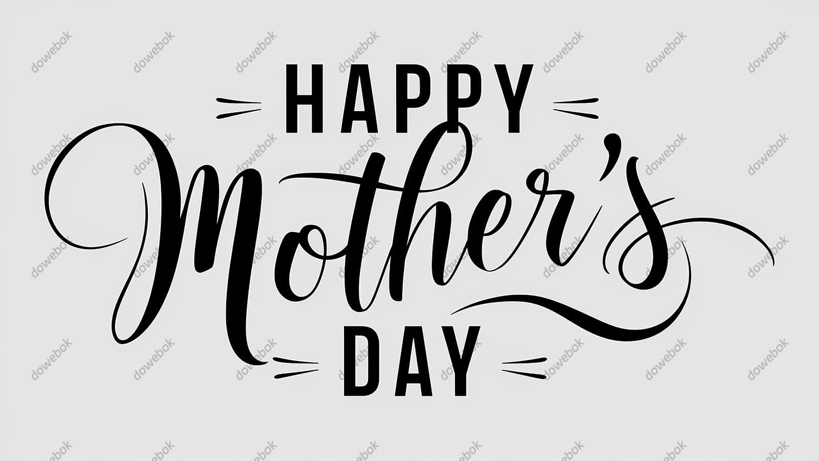 创意 happy mother’s day 字母母亲节背景图片素材(JPG)