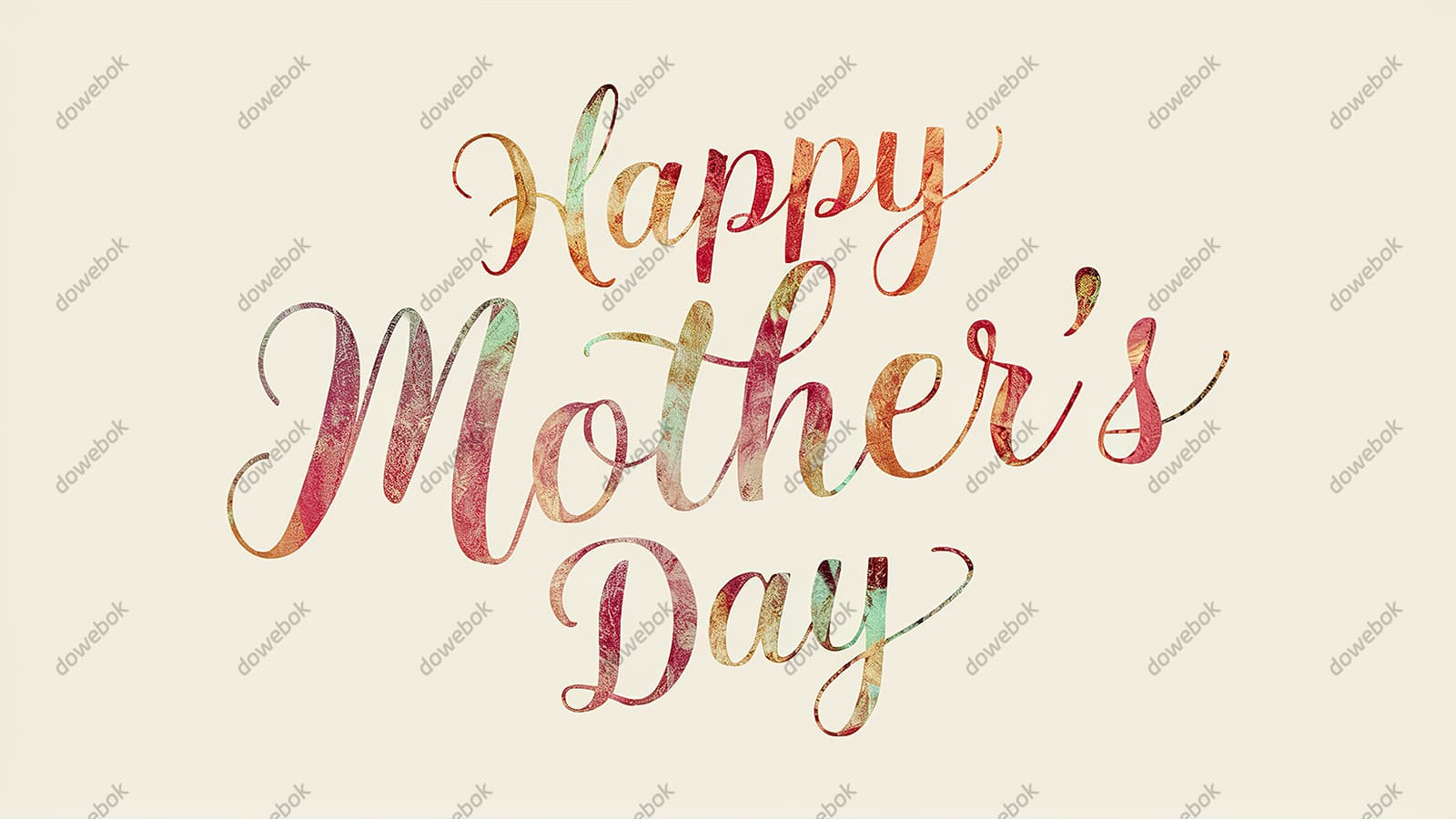 创意 happy mother’s day 字母母亲节背景图片素材(JPG)