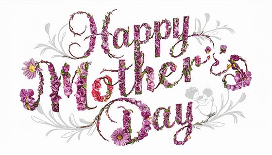 创意 happy mother’s day 字母母亲节背景图片素材(JPG)