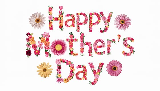 创意 happy mother’s day 字母母亲节背景图片素材(JPG)
