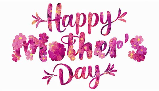 创意 happy mother’s day 字母母亲节背景图片素材(JPG)