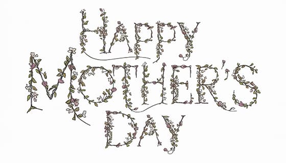 创意 happy mother’s day 字母母亲节背景图片素材(JPG)