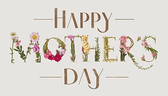 创意 happy mother’s day 字母母亲节背景图片素材(JPG)
