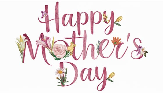 创意 happy mother’s day 字母母亲节背景图片素材(JPG)