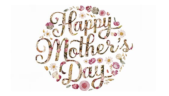 创意 happy mother’s day 字母母亲节背景图片素材(JPG)