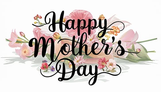 创意 happy mother’s day 字母母亲节背景图片素材(JPG)