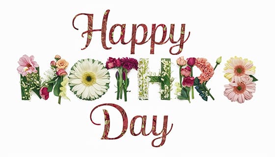 创意 happy mother’s day 字母母亲节背景图片素材(JPG)