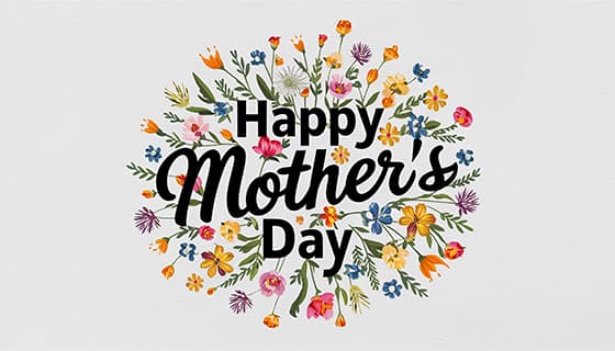 创意 happy mother’s day 字母母亲节背景图片素材(JPG)