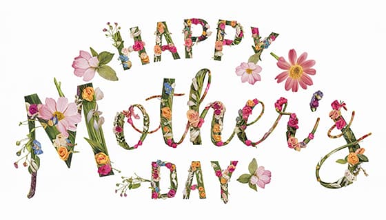 创意 happy mother’s day 字母母亲节背景图片素材(JPG)