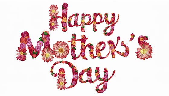 创意 happy mother’s day 字母母亲节背景图片素材(JPG)