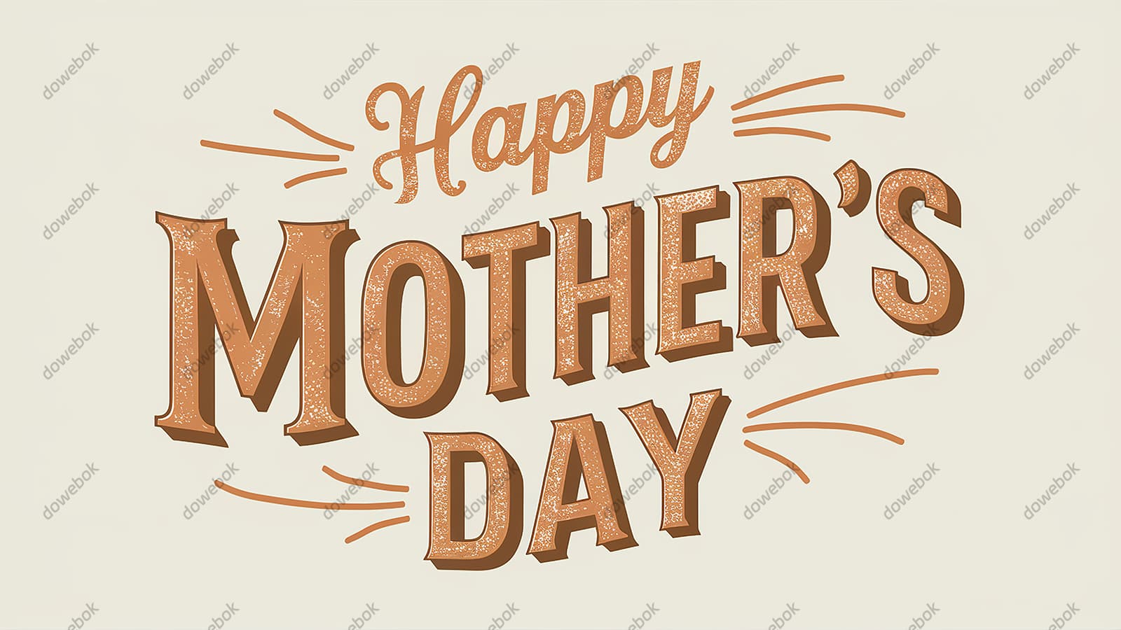 创意 happy mother’s day 字母母亲节背景图片素材(JPG)