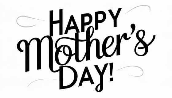 创意 happy mother’s day 字母母亲节背景图片素材(JPG)