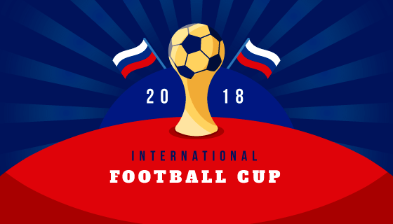 金色奖杯世界杯背景矢量素材(EPS/AI)