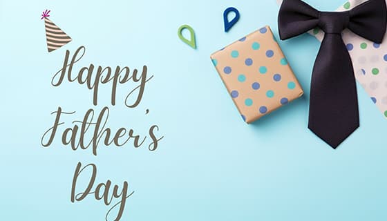 领带和礼物设计父亲节背景图片素材(JPG)
