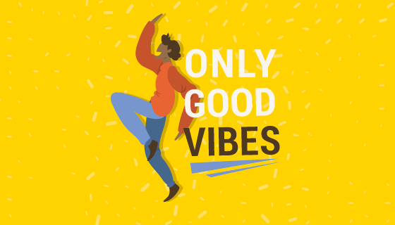 卡通人物和励志名言设计矢量素材(EPS/AI/PNG)