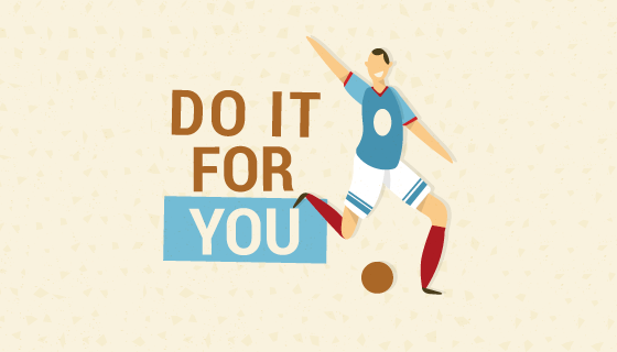 卡通人物和励志名言设计矢量素材(EPS/AI/PNG)