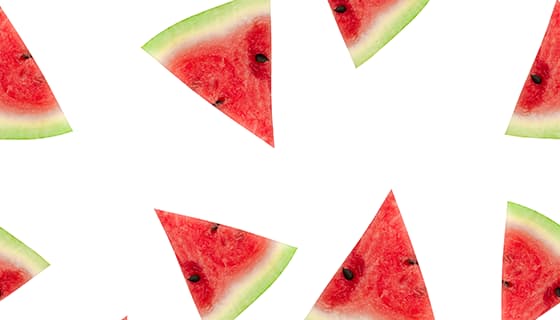 切好的鲜红美味西瓜片素材(JPG)