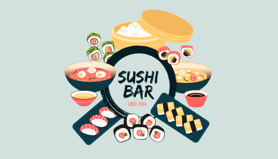 美味的食物矢量素材(EPS/AI/PNG)