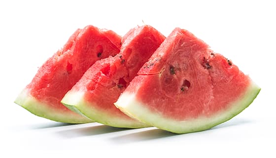三块鲜红美味的西瓜图片素材(JPG)