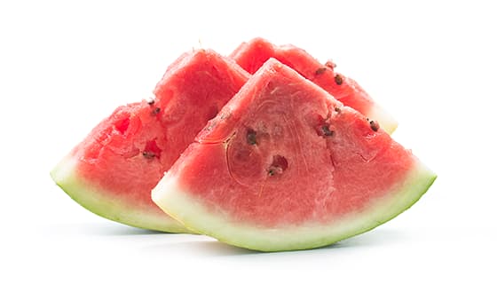 三块鲜红美味的西瓜图片素材(JPG)