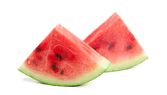 两块鲜红美味的西瓜图片素材(JPG)