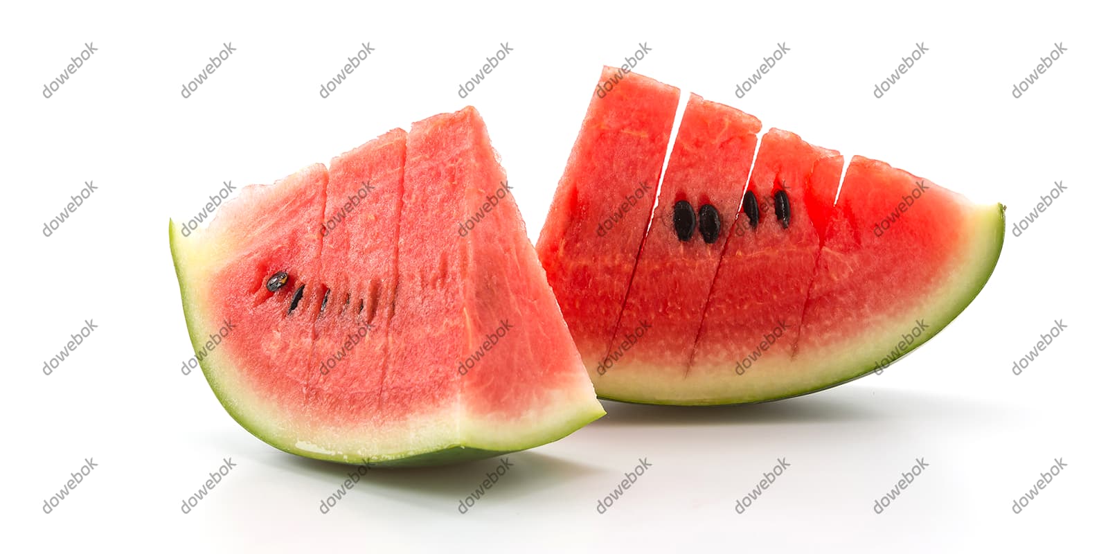 两块新鲜美味的西瓜图片素材(JPG)