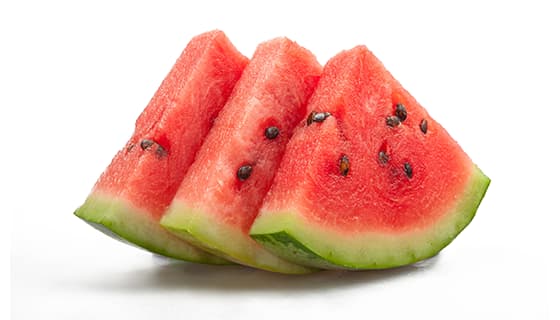 三块新鲜美味的西瓜图片素材(JPG)