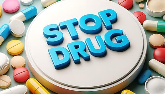 五颜六色的药品设计禁毒图片素材(JPG)