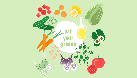 新鲜美味的蔬菜水果矢量素材(EPS/AI/PNG)