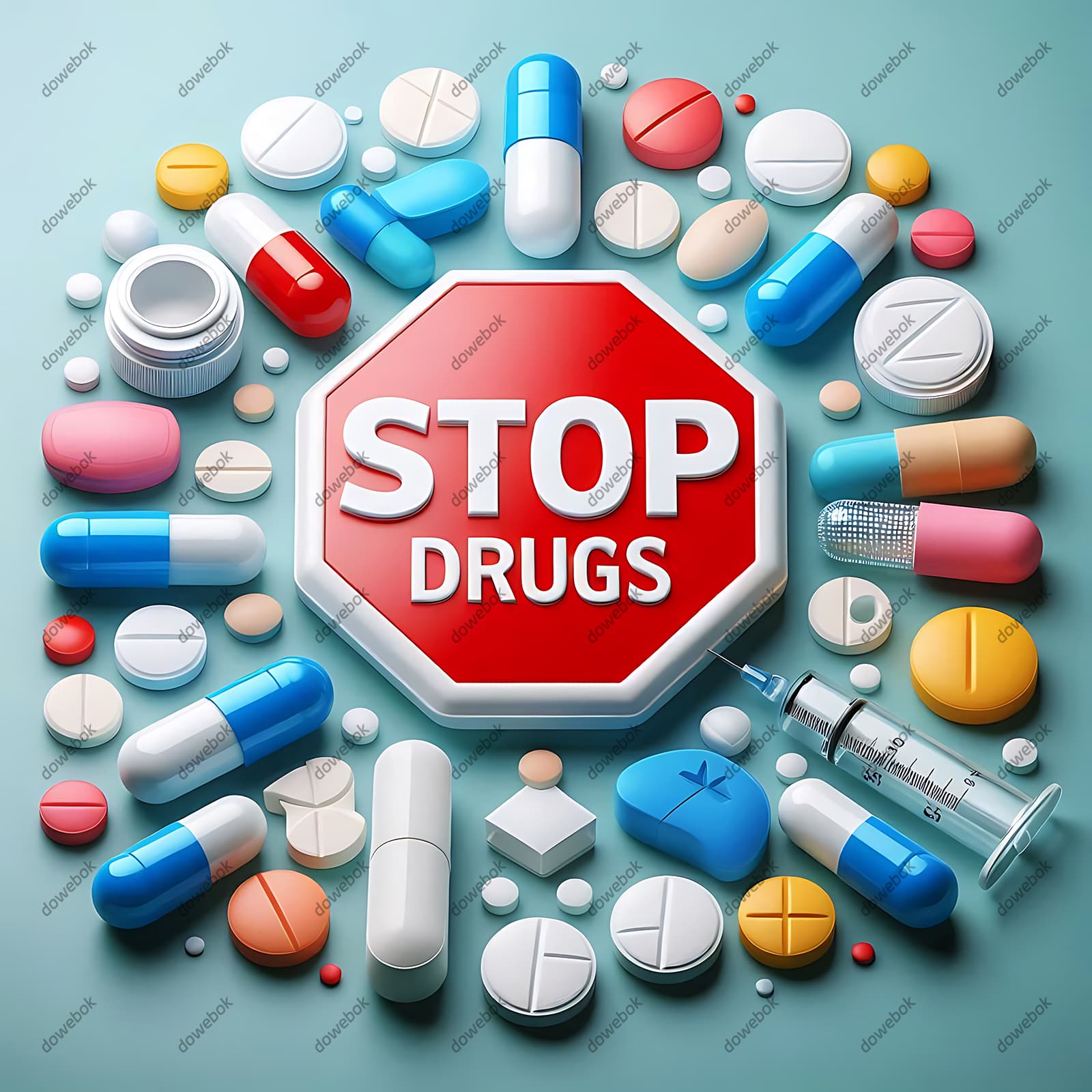各种各样的药品和胶囊设计禁毒图片素材(JPG)