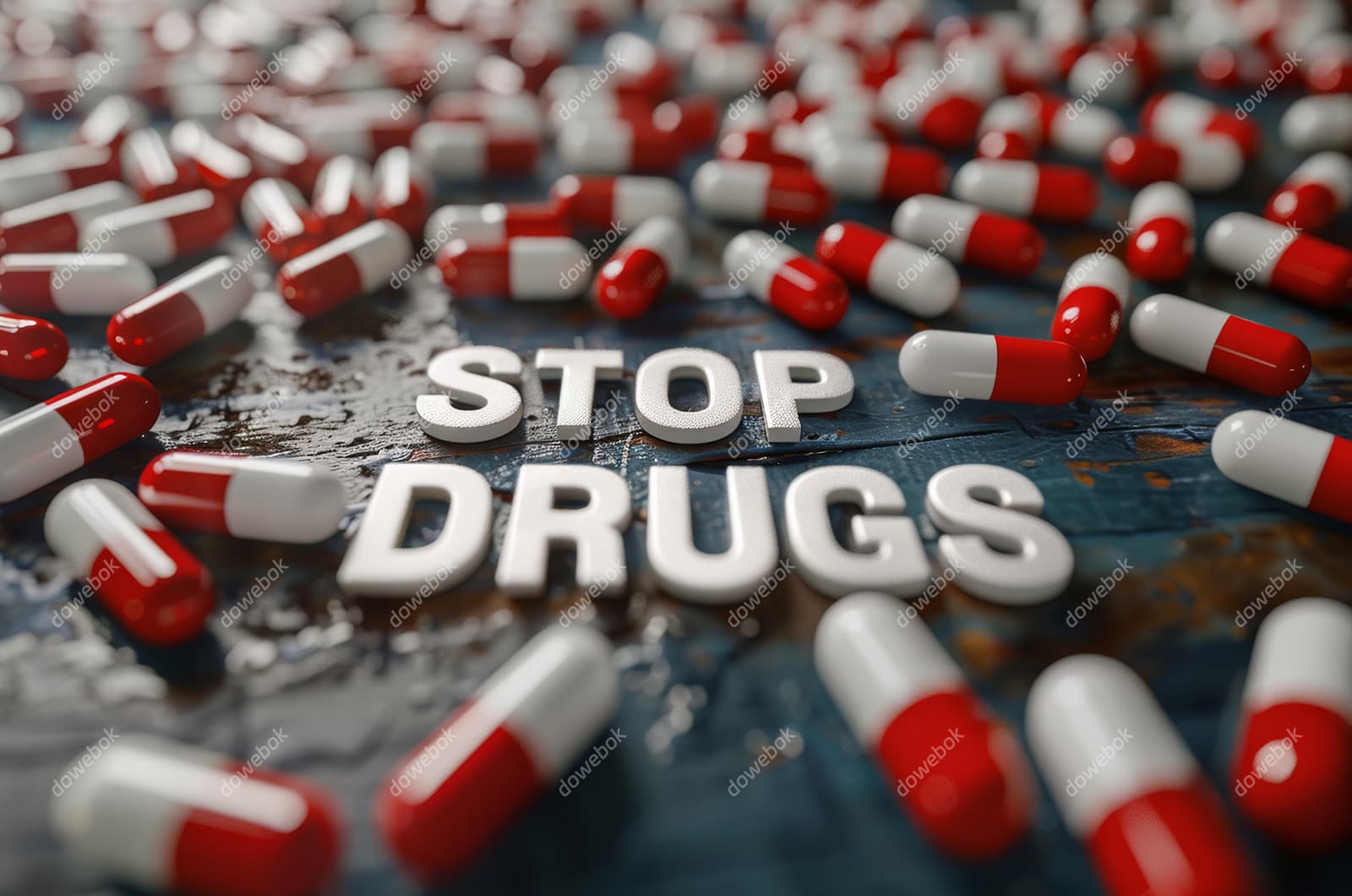 红色胶囊设计禁毒图片素材(JPG)