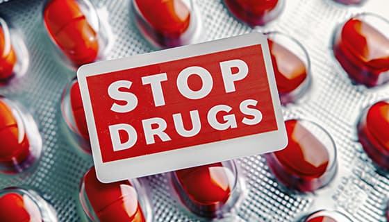 红色药片设计禁毒图片素材(JPG)